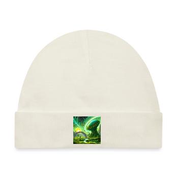 Jenseits der Grenzen - Baby Premium Organic Mütze - Naturweiß - Vorne