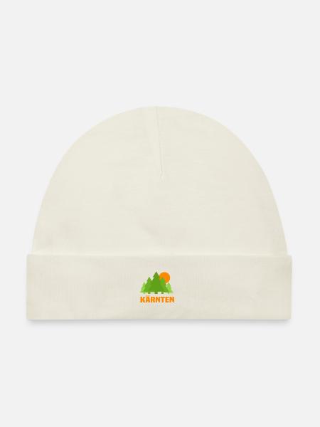 Kärnten - Baby Premium Organic Mütze - Naturweiß