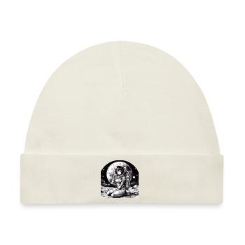 Manga Astronaut Mädchen - Baby Premium Organic Mütze - Naturweiß - Vorne