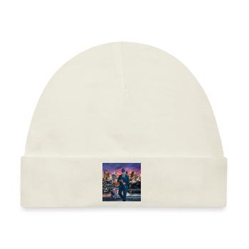 LA GANSTA - Baby Premium Organic Mütze - Naturweiß - Vorne