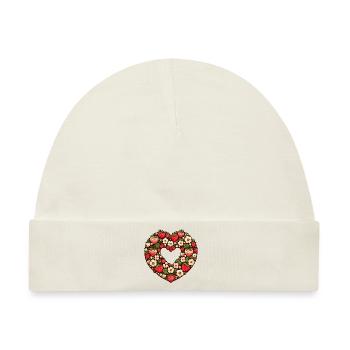 Erdbeeren - Baby Premium Organic Mütze - Naturweiß - Vorne