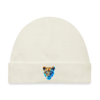 Polygon Tiger - Baby Premium Organic Mütze - Naturweiß - Vorne
