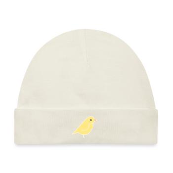 Tier Vogel Tiere Symbol Haustier - Baby Premium Organic Mütze - Naturweiß - Vorne