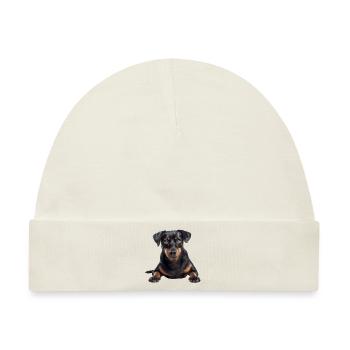 Austrian Pinscher - Baby Premium Organic Mütze - Naturweiß - Vorne