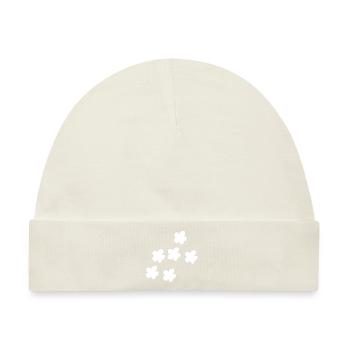 Blume muster Pflanze Symbol Natur blumen - Baby Premium Organic Mütze - Naturweiß - Vorne