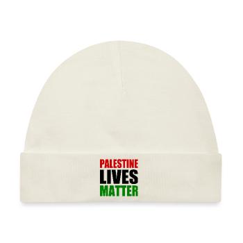 palestine lives matter - Baby Premium Organic Mütze - Naturweiß - Vorne