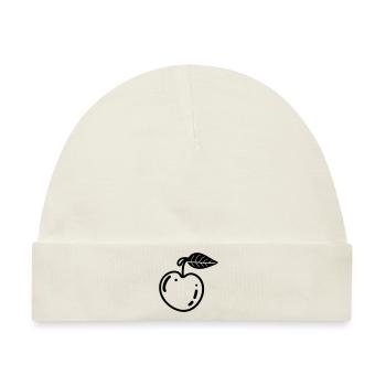 Kirsche - Baby Premium Organic Mütze - Naturweiß - Vorne