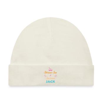 Lustiger Spruch - Jane knows Jack - Baby Premium Organic Mütze - Naturweiß - Vorne