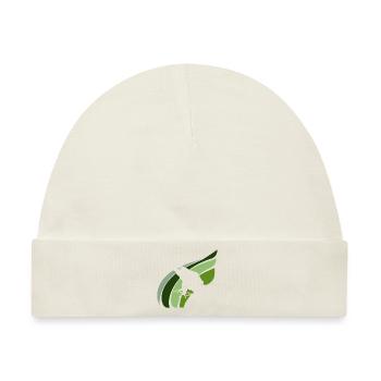Frosch Quak Teich - Baby Premium Organic Mütze - Naturweiß - Vorne