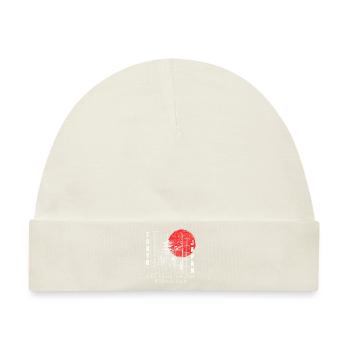 Tokio Traumreise Tourist - Baby Premium Organic Mütze - Naturweiß - Vorne