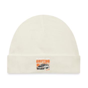 Drifting Rennen - Baby Premium Organic Mütze - Naturweiß - Vorne