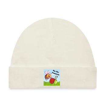 Fu-Fu-Fummeln Fun - Baby Premium Organic Mütze - Naturweiß - Vorne