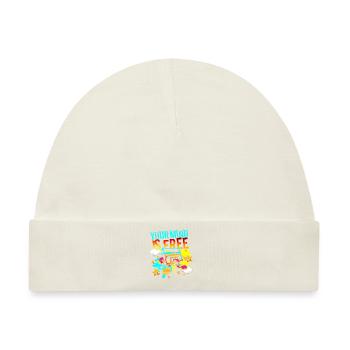 Graffiti Rapper Streetstyle - Baby Premium Organic Mütze - Naturweiß - Vorne