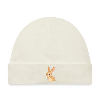 Hasenzahn Hase - Baby Premium Organic Mütze - Naturweiß - Vorne