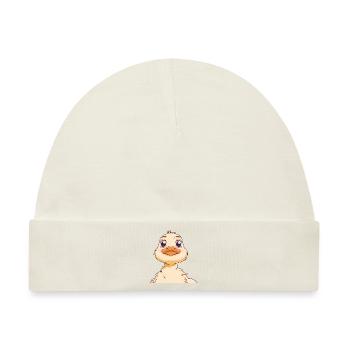 Quak Entchen - Baby Premium Organic Mütze - Naturweiß - Vorne