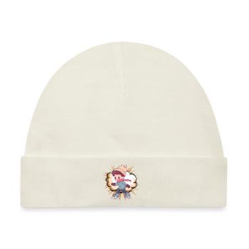 Eislauf Eislaufen - Baby Premium Organic Mütze - Naturweiß - Vorne