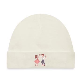 Tanzpaar Tanzlehrer - Baby Premium Organic Mütze - Naturweiß - Vorne