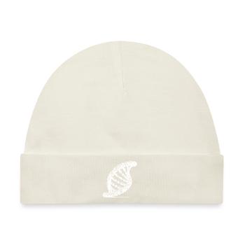 DNA Technik Kette verdrehte Kettenglieder - Baby Premium Organic Mütze - Naturweiß - Vorne
