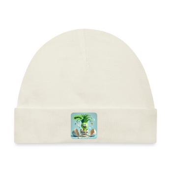 Hurra - Es ist ein Lauch - Baby Premium Organic Mütze - Naturweiß - Vorne