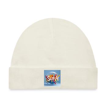 SARA - Baby Premium Organic Mütze - Naturweiß - Vorne