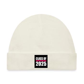 Class of 2025 - Baby Premium Organic Mütze - Naturweiß - Vorne