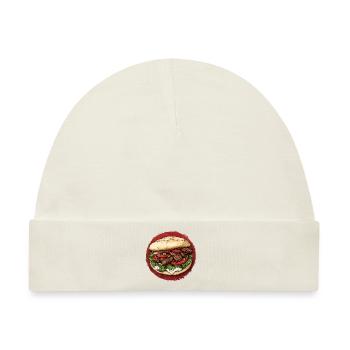 Herzhafter Döner mit frischen Zutaten - Baby Premium Organic Mütze - Naturweiß - Vorne