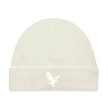 Steinadler segelt auf breiten Schwingen - Baby Premium Organic Mütze - Naturweiß - Vorne