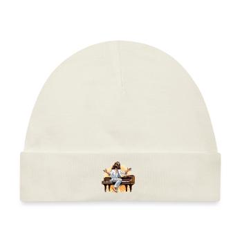 Jazz-Maestro - Baby Premium Organic Mütze - Naturweiß - Vorne
