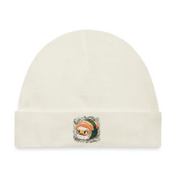 Niedliche Sushi Fisch Reis Japanisches Essen - Baby Premium Organic Mütze - Naturweiß - Vorne