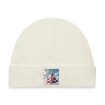 Schloss - Baby Premium Organic Mütze - Naturweiß - Vorne