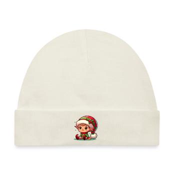 Elf 3 - Baby Premium Organic Mütze - Naturweiß - Vorne