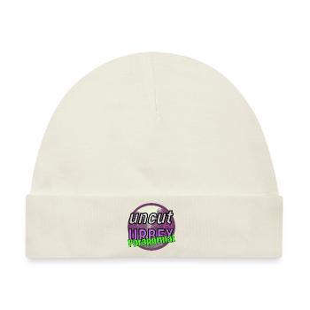 uncutURBEX Paranormal LOGO - Baby Premium Organic Mütze - Naturweiß - Vorne