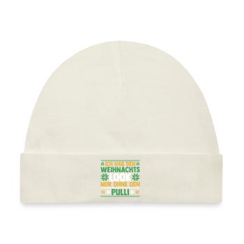 Weihnachtsmann Weihnachten Hässliche Weihnachten - Baby Premium Organic Mütze - Naturweiß - Vorne