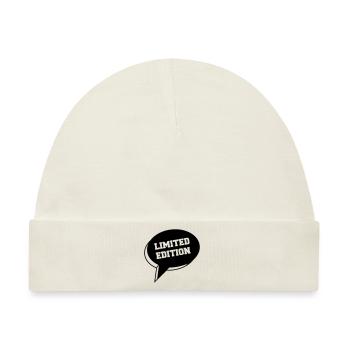 Limited Edition - Baby Premium Organic Mütze - Naturweiß - Vorne