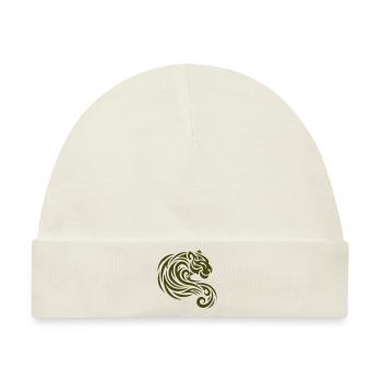 Panther Tribal - Baby Premium Organic Mütze - Naturweiß - Vorne
