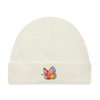 Schmetterling Tierliebhaber - Baby Premium Organic Mütze - Naturweiß - Vorne