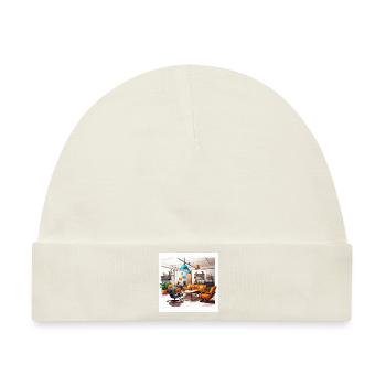 Dynamische Zusammenarbeit - Baby Premium Organic Mütze - Naturweiß - Vorne