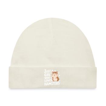 Hamster - Baby Premium Organic Mütze - Naturweiß - Vorne