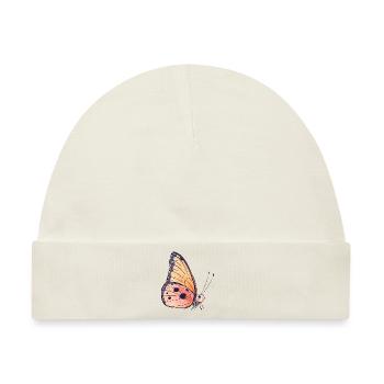 Schmetterling Tiere Schmetterlinge - Baby Premium Organic Mütze - Naturweiß - Vorne