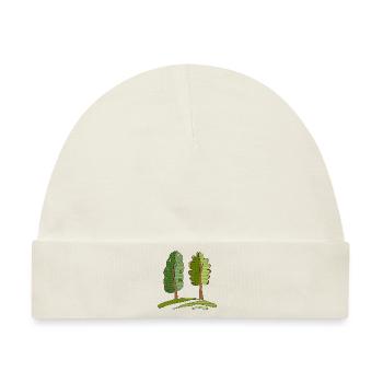 Baum - Baby Premium Organic Mütze - Naturweiß - Vorne