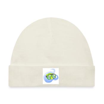 Taucherbrillen - Baby Premium Organic Mütze - Naturweiß - Vorne