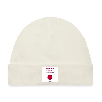 Tokio, Japan - Baby Premium Organic Mütze - Naturweiß - Vorne