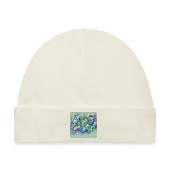 Fließende Harmonie - Baby Premium Organic Mütze - Naturweiß - Vorne