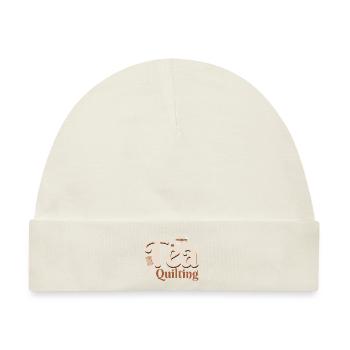 Tea & Quilting Quilter Sewing - Baby Premium Organic Mütze - Naturweiß - Vorne