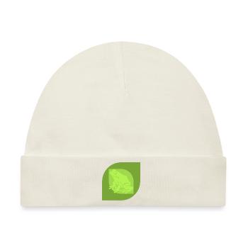 Frosch Teich - Baby Premium Organic Mütze - Naturweiß - Vorne