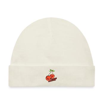 Saure Kirsche - Baby Premium Organic Mütze - Naturweiß - Vorne