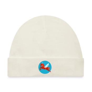 Pegasus - Baby Premium Organic Mütze - Naturweiß - Vorne