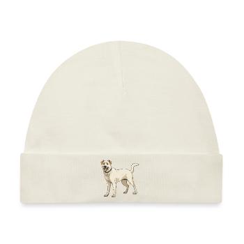 Kangal Hund - Baby Premium Organic Mütze - Naturweiß - Vorne