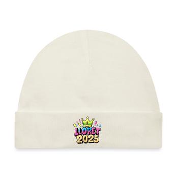 Lloret De Mar 2025 - Baby Premium Organic Mütze - Naturweiß - Vorne