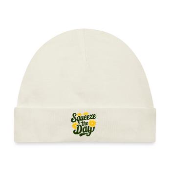 Squeeze The Day - Baby Premium Organic Mütze - Naturweiß - Vorne